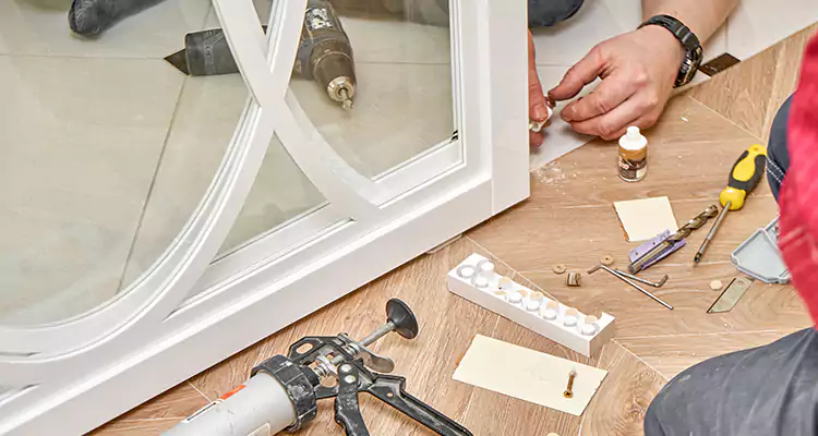 Interior Patio Door Casing Repair in Land O' Lakes, FL