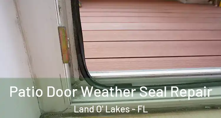 Patio Door Weather Seal Repair Land O' Lakes - FL